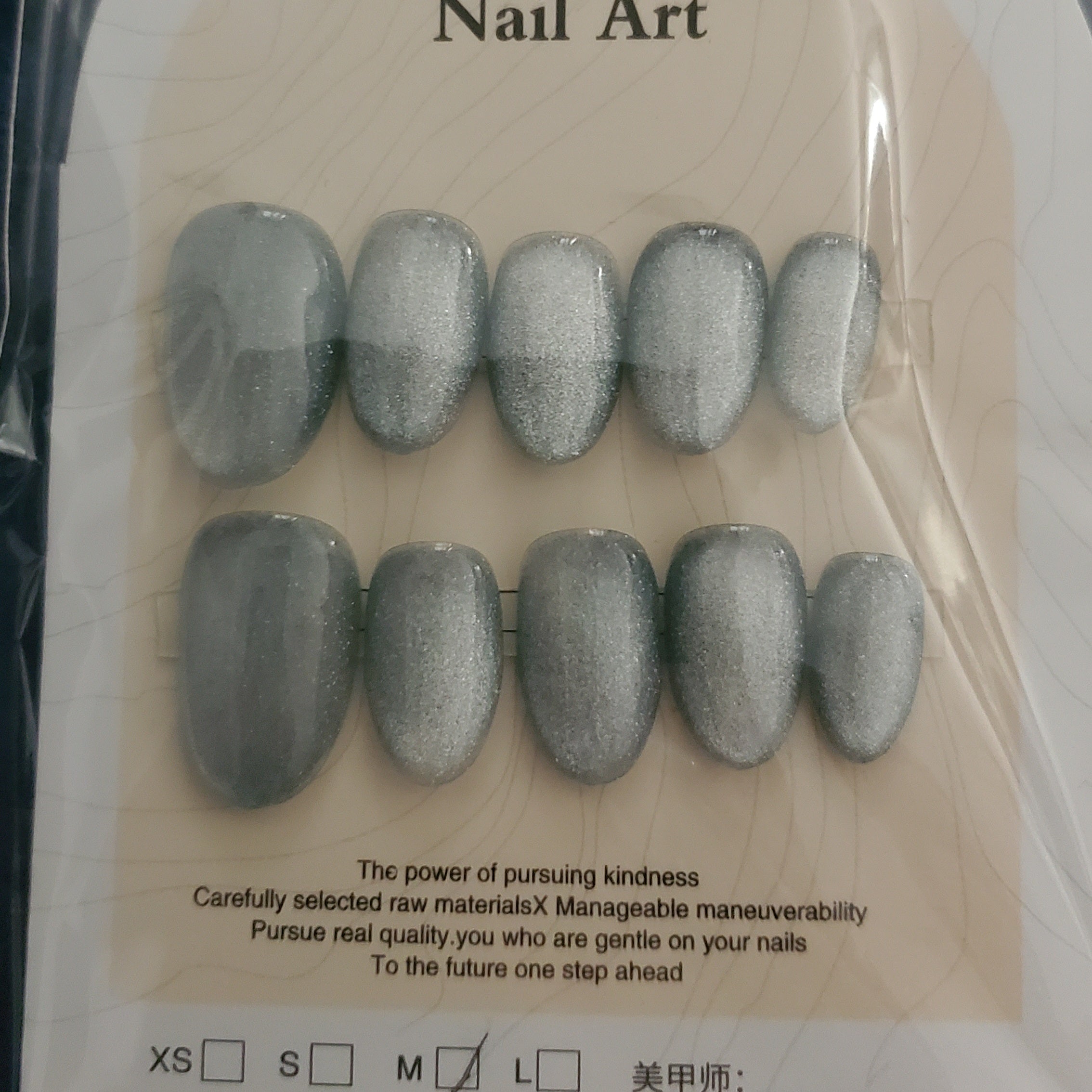 10 piece handmade press-on nails