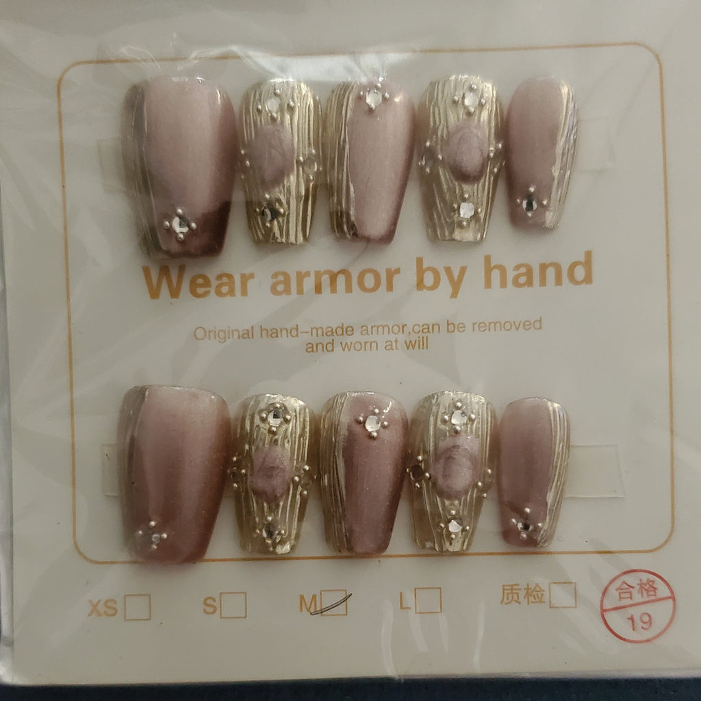 10 piece handmade press-on nails