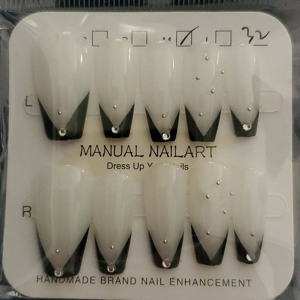 10 piece handmade press-on nails