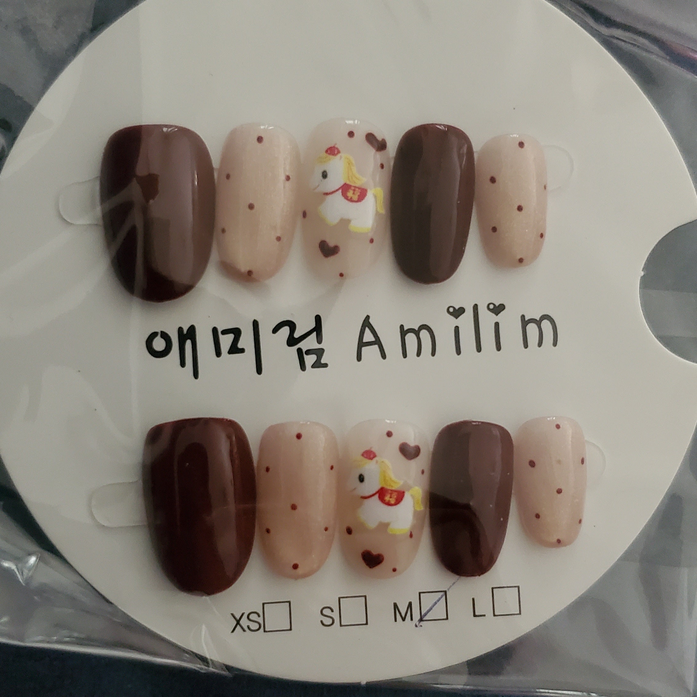 10 piece handmade press-on nails