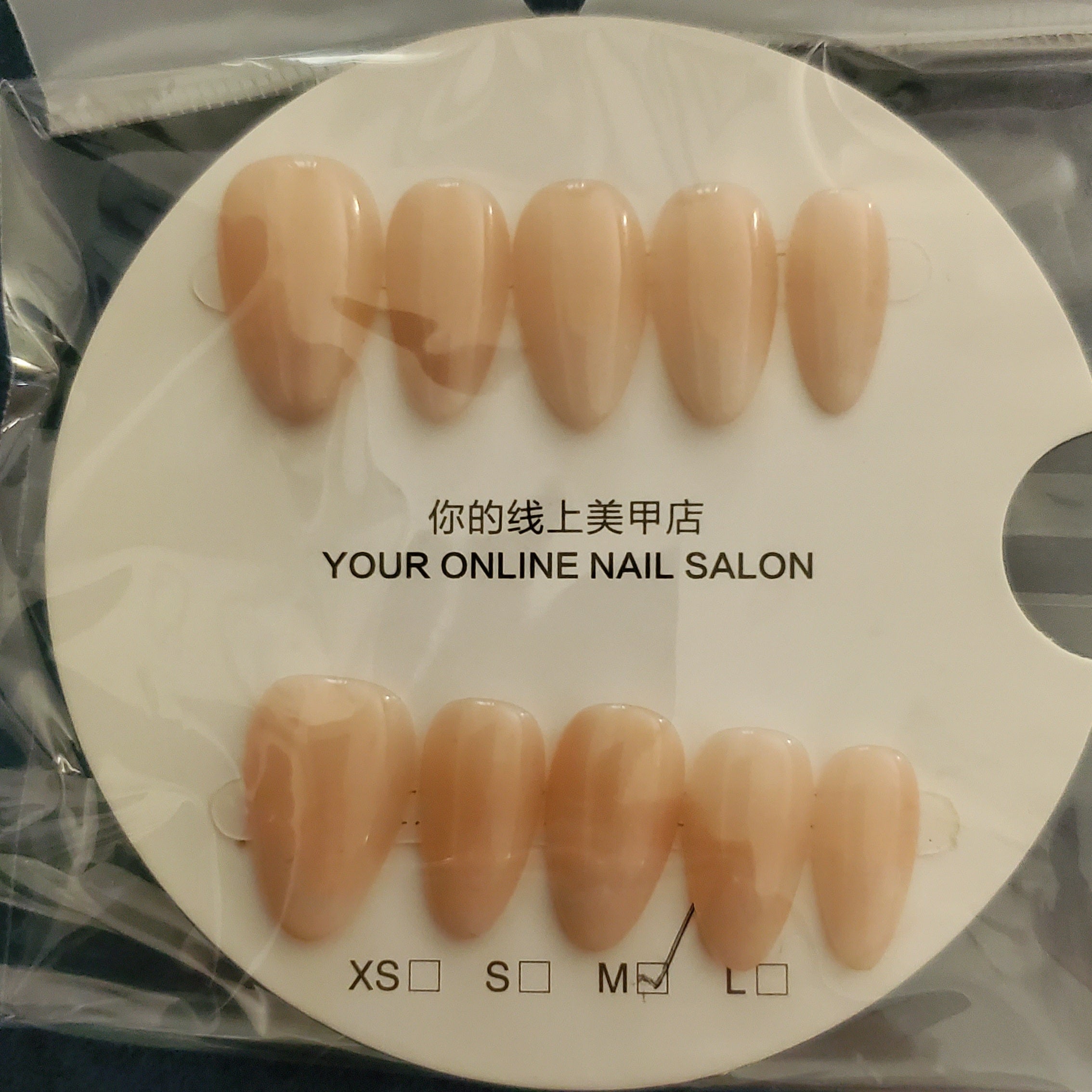 10 piece handmade press-on nails