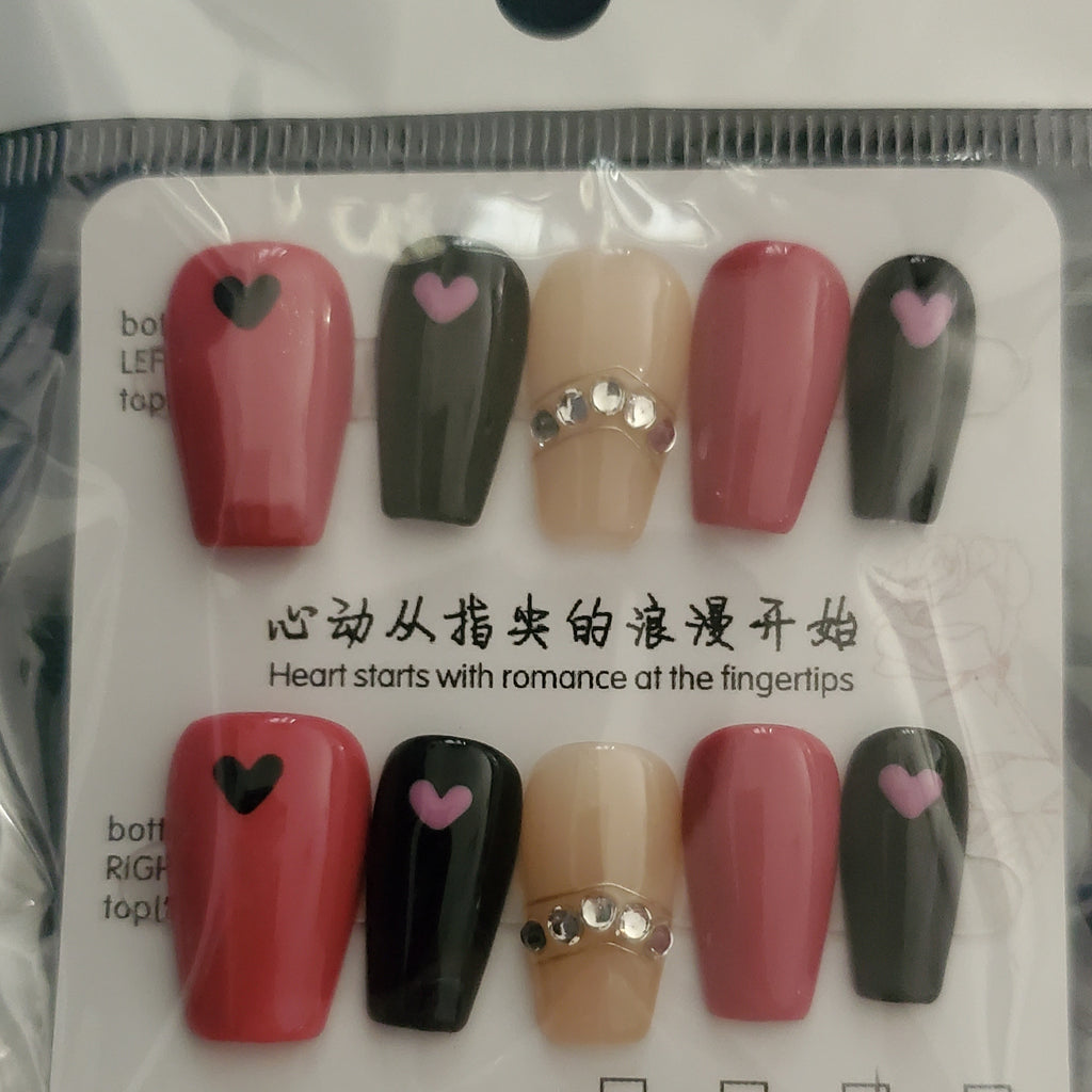 10 piece handmade press-on nails