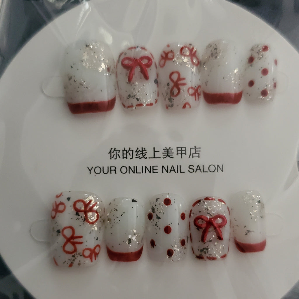 10 piece handmade press-on nails