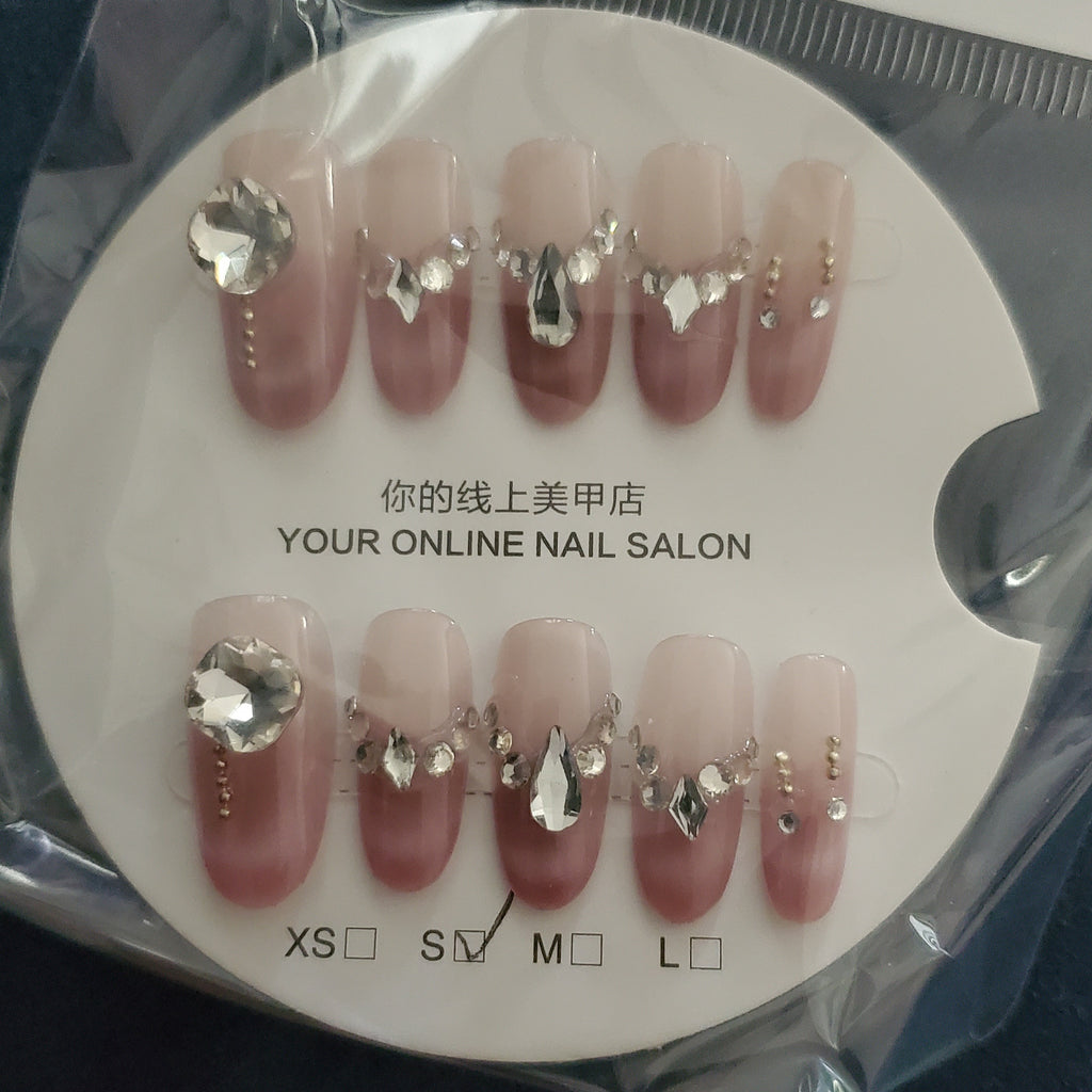 10 piece handmade press-on nails