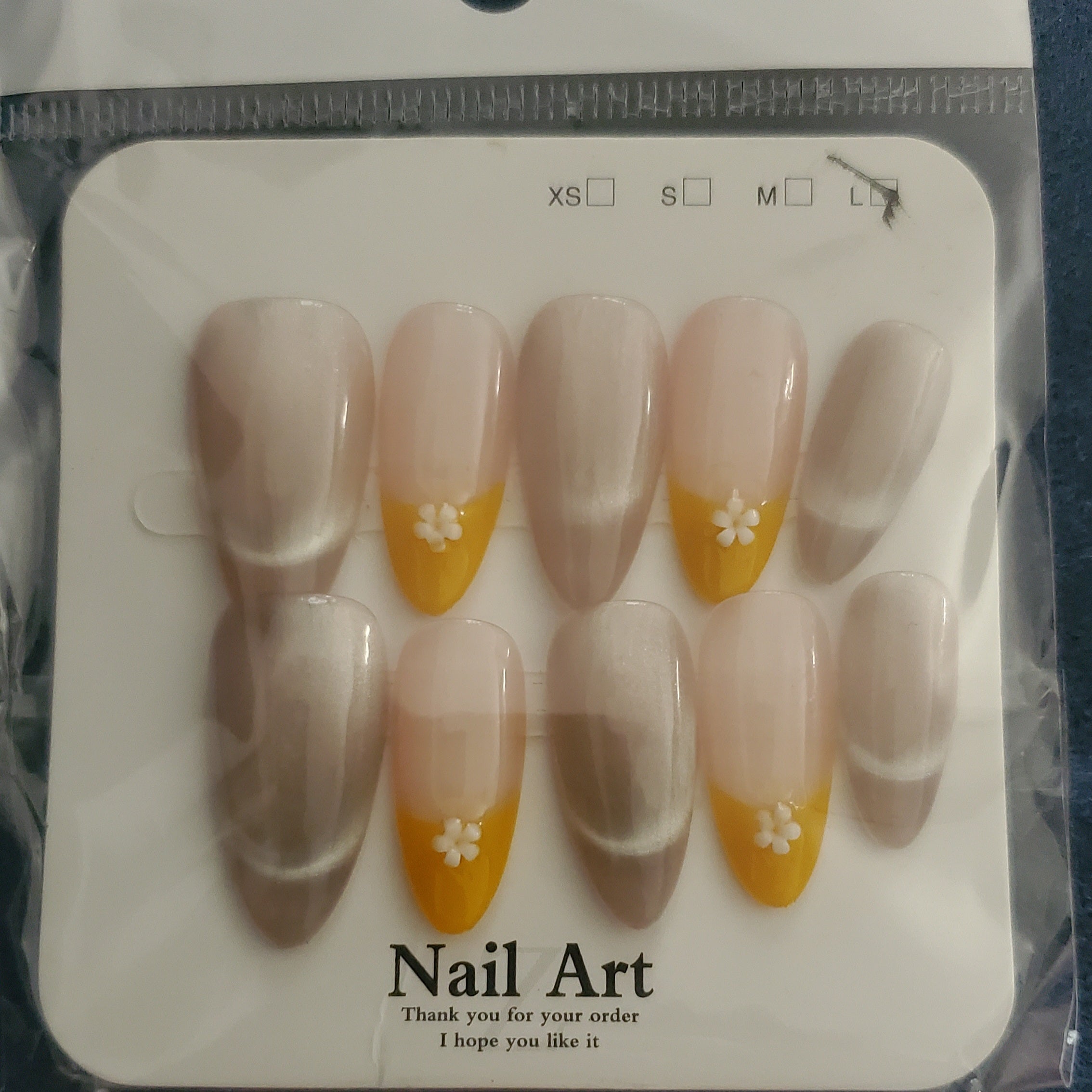 10 piece handmade press-on nails